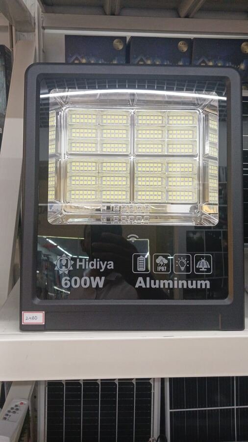 Hidiya 600W Aluminium Solar Flood Light
